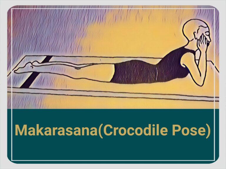 Makarasana ( Crocodile pose) Benefits: .This exercise is beneficial in slip  disc, cervical and sciatica. . It is es… | Yoga facts, Easy yoga workouts,  Yoga benefits